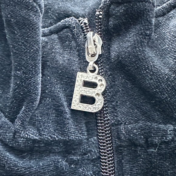 BCBG Velour Athleisure Suit 2pc Set Sz XL/Black - Picture 3 of 16